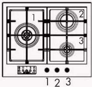 Fulgor Milano FUH 604 G DWK MBK - Standaard met Timer - 2