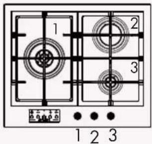 Fulgor Milano FUH 604 G DWK MBK - Standard with Timer - 2