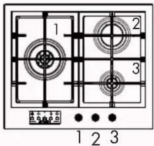 Fulgor Milano FUH 604 G DWK MBK - Standard mit Timer - 2