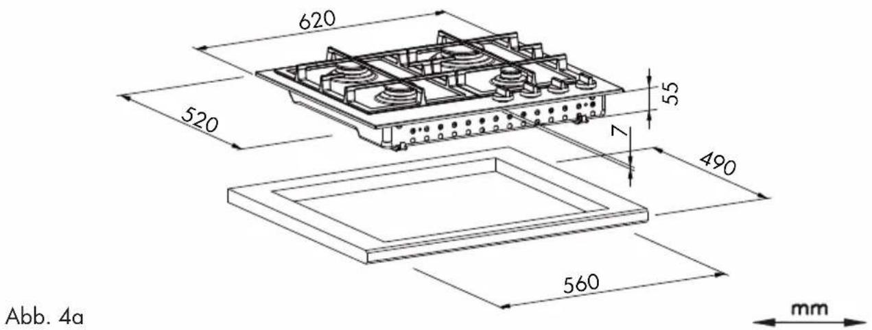 Fulgor Milano FUH 604 G DWK MBK - Aufstellung - 2