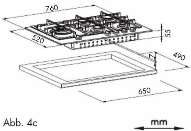 Fulgor Milano FUH 604 G DWK MBK - Aufstellung - 4