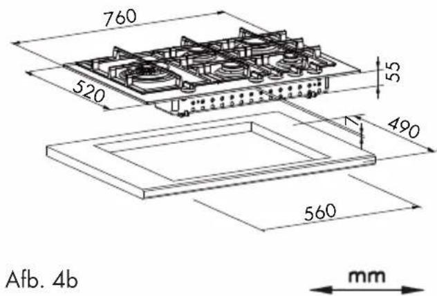 Fulgor Milano FUH 604 G DWK MBK - Plaatsing - 3