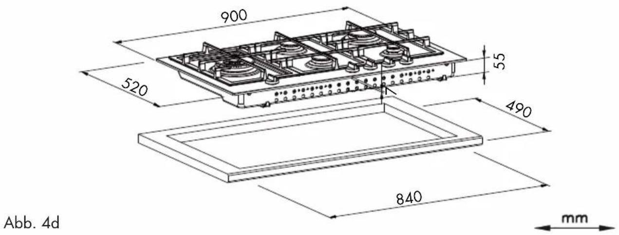 Fulgor Milano FUH 604 G DWK MBK - Aufstellung - 5
