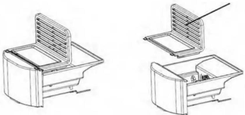 WINIA WFRNM580D2X - Nettoyage de la boîte à glaçons - 2