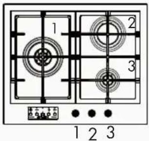 Fulgor Milano FUH 905 G DWK MBK - Standard mit Timer - 2