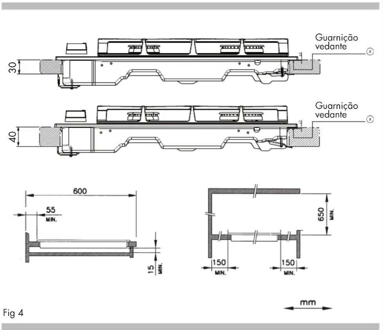 Fulgor Milano FUH 905 G DWK MBK - Posicionamento - 1