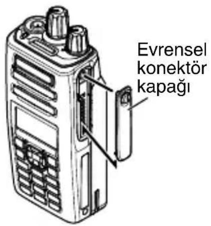KENWOOD NX3200 - EVRENSEL KONEKTÖR ÜZERINDEKI KAPAĞIN KURULUMU - 1