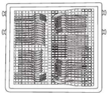 LG LDFN454HT - Loading Silverware into the Cutlery Rack - 1