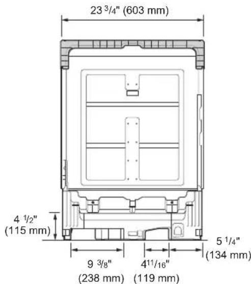 LG LDFN454HT - Back View - 1