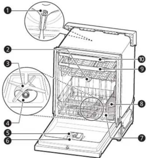 LG LDFN454HT - Vista interior - 1