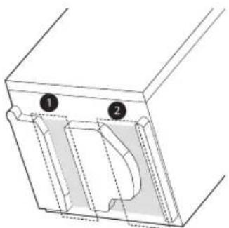 LG LDFN454HT - Routing Water Supply Line and Electrical Wiring - 1