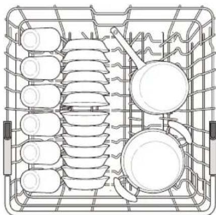 LG LDFN454HT - Carga de platos y ollas - 1