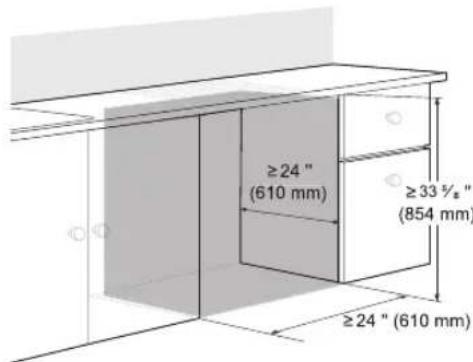 LG LDFN454HT - Elección de la ubicación adecuada - 1