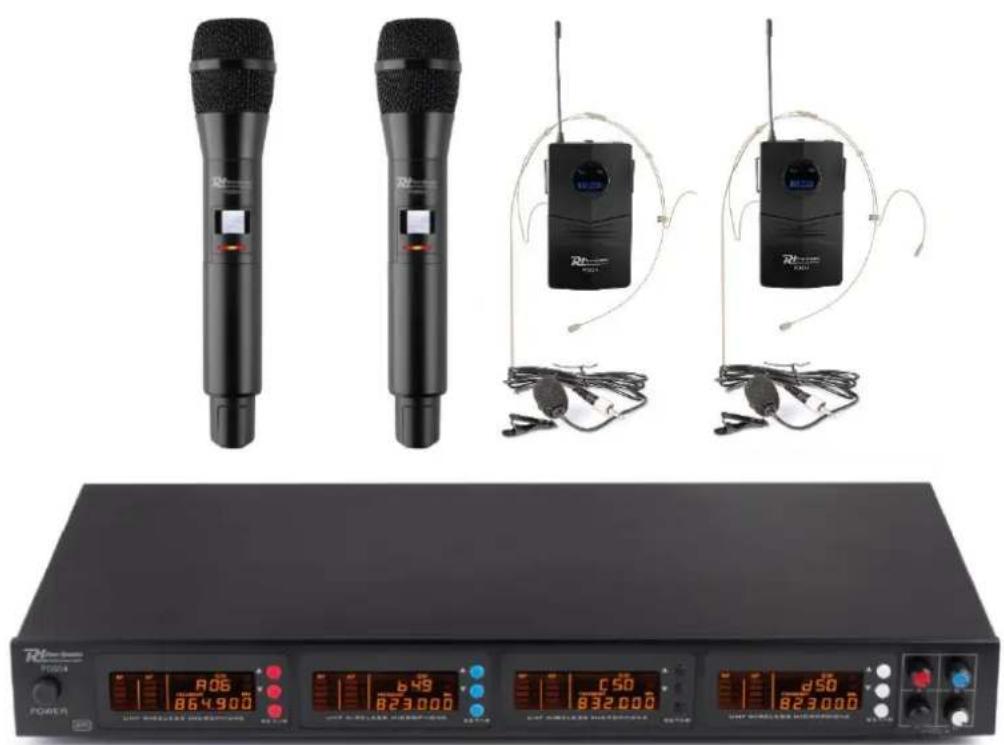 Power Dynamics PD504H - PD504-Series Wireless Microphone UHF - 1