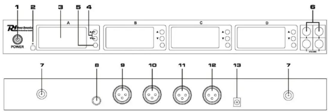 1 2 3 5 4 Power A B C D 6 7 8 9 10 11 12 13 7