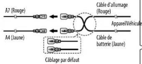 KENWOOD KMM122 - Connexion des connecteurs ISO sur certaines voitures VW/Audio ou Opel (Vauxhall) - 1