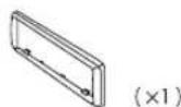 KENWOOD KMM122 - Teileliste für den Einbau - 2