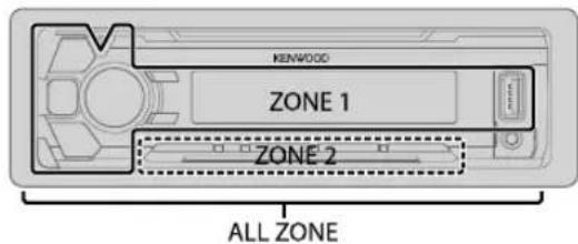 KENWOOD KMM122 - DEFINIÇÕES DO VISOR - 1