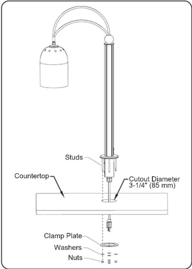 Hatco DCS4001 - Installing Countertop Mounted Models (DCS400-1CM) - 1