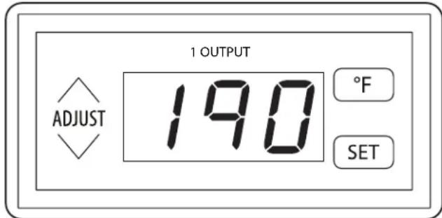 Hatco FR23 - Modification de la température de consigne - 1