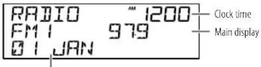 KENWOOD DPX524BT - Change the display information - 1
