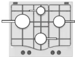 HOTPOINT FTGHG 641 D H BK - Πρακτικές συμβουλές για τη χρήση των καυστήρων - 2