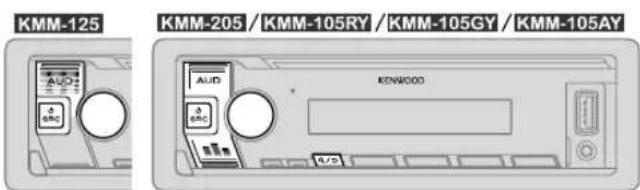KENWOOD KMM105 - AJUSTES DE AUDIO - 1