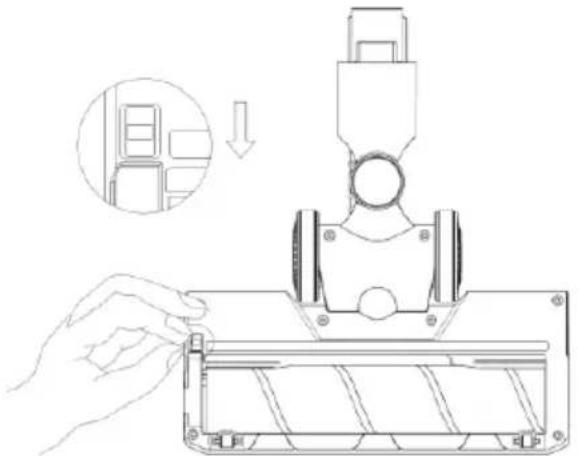 KALORIK HUVI S1 - CLEANING THE FLOOR BRUSH - 1