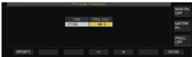 KENWOOD TS890S - Configuration de la fréquence SSCT - 1