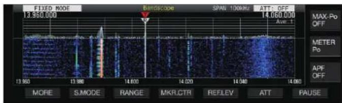 KENWOOD TS890S - - Appuyez sur F4 [MKR.CTR]. - 1