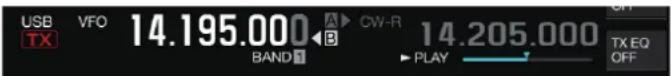 KENWOOD TS890S - - Appuyez sur [Pour rediffuser le fichier audio le plus recent. - 1