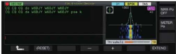 KENWOOD TS890S - Appuyez sur F5 [THLD]. - 1