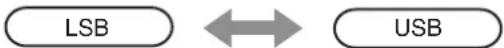 KENWOOD TS890S - - Appuyez sur [LSB/USB]. - 1