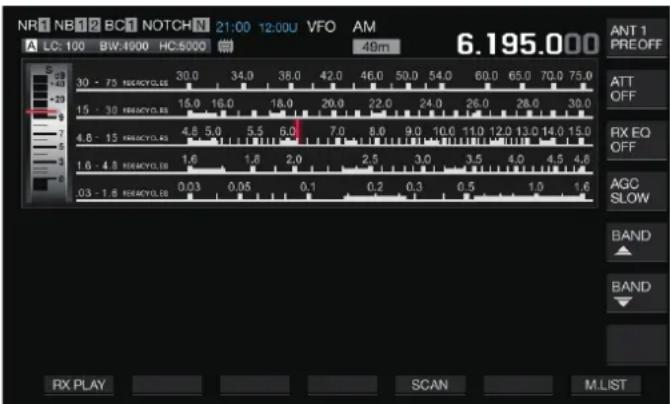 KENWOOD TS890S - Appuyez sur F [SWL] pour afficher I'ecran SWL. - 1