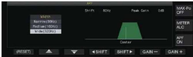KENWOOD TS890S - Déplacement de la largeur de bande passante - 1