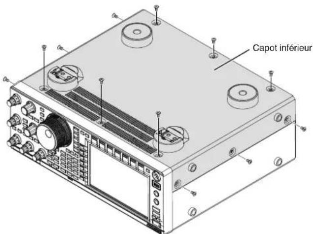 KENWOOD TS890S - Retirez le capot inférieur. - 1