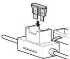 KENWOOD TS890S - Remplacement du fusible du cable d'alimentation CC - 1