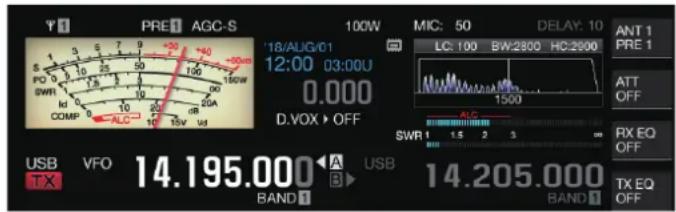KENWOOD TS890S - Compteur TX (numérique) - 1