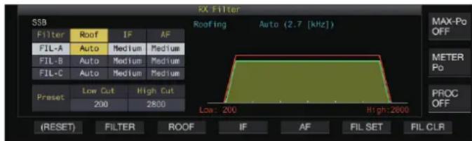 KENWOOD TS890S - Changement de la fréquence de coupure - 2