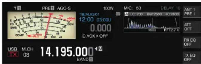 KENWOOD TS890S - Fonctionnement en mode canal de mémoire - 1