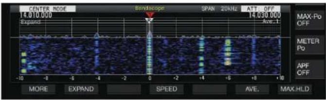 KENWOOD TS890S - - Appuyez sur F1 [MORE] suivi de F2 [EXPAND]. - 1