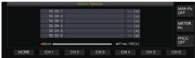 KENWOOD TS890S - Enregistrement d'un message vocal - 1