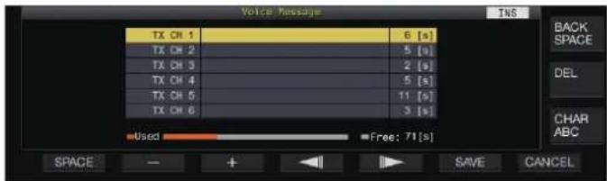KENWOOD TS890S - Appuyez sur F6 [NAME]. - 1