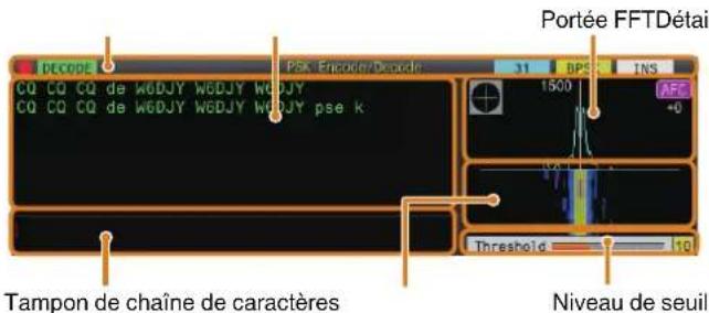KENWOOD TS890S - Commutation entre la portée FFT et l'affichage Vectorscope - 1