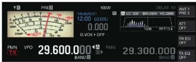 KENWOOD TS890S - Appuyez et maintenez enfoncé [FM/AM]. - 1