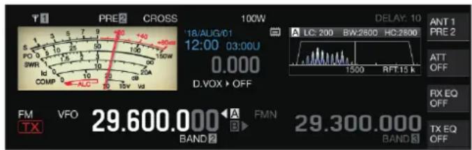 KENWOOD TS890S - Selection d'une tonalité croisée - 1