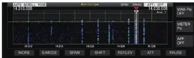 KENWOOD TS890S - Mode de défilament automatique - 1