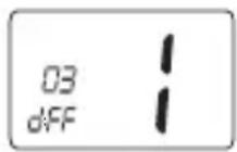GE RAK150VF2 - Écart de température — étape 3 (1-9°F) (.5-4.5°C) - 1