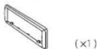 KENWOOD KDCBT372U - Liste des pièces pour l'installation - 2