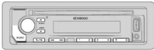 KENWOOD KDCBT372U - RADIO - 1